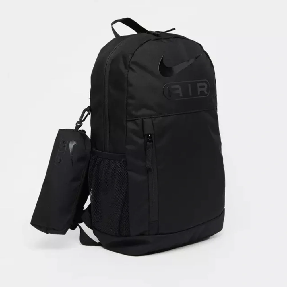 Nike Air Elemental Backpack School Gym Sports Training Travel Laptop Bag Black - Picture 3 of 11